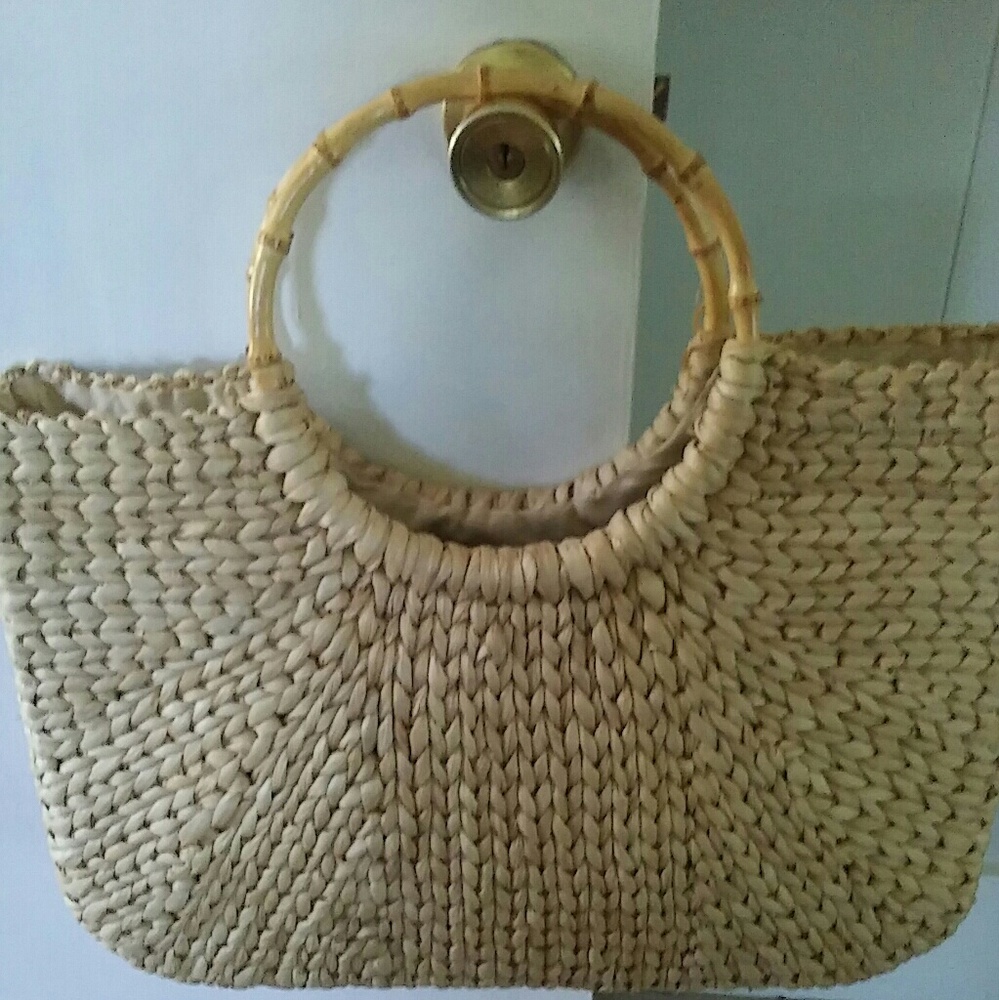 Large GAP straw bag